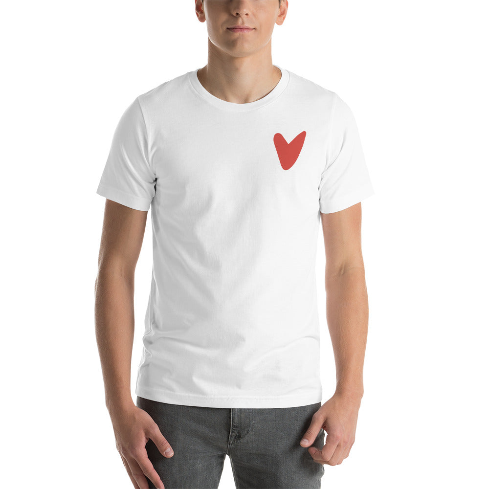 Heart T-shirt unisex