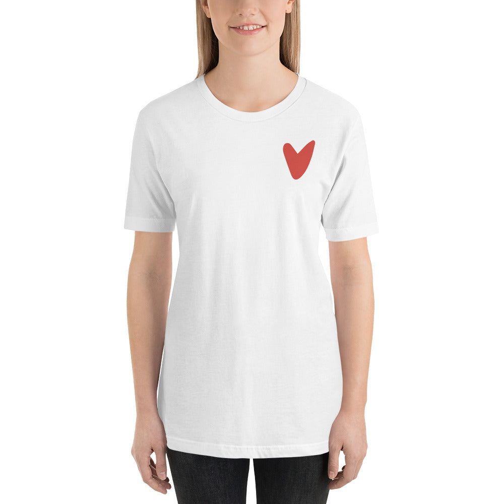 Heart T-shirt unisex